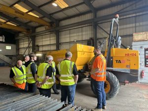 Miller Welcomes Institute of Quarrying for Site Tour